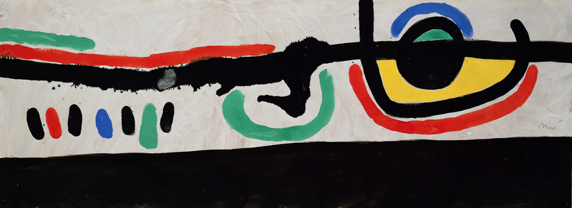 The Flight Towards the Sun, 1970 (gouache on paper)