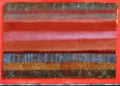 Flat Landscape, 1924 (no 134) (w/c on primed paper on cardboard)