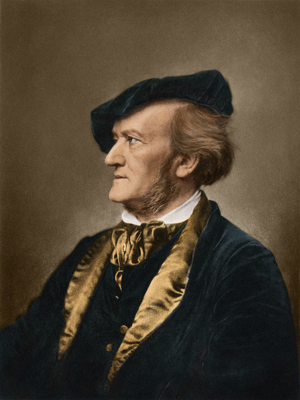 Portrait of Wilhelm Richard Wagner (1813-1883), German composer.