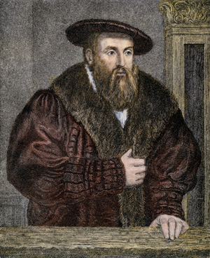 Portrait of Johannes Kepler (Keppler), astronomer (1571-1630)