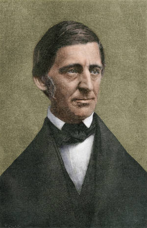 RALPH WALDO EMERSON (1803-1882), 19th century(engraving)