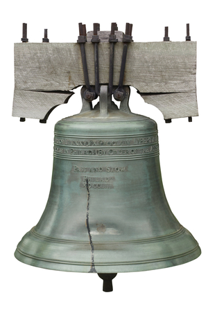 United States of America Independence War (1775-1783): Liberty Bell is the American symbol of freedom. Bellman sounded the bell to announce the declaration of independence of the United States of America in Philadelphia on July 4, 1776. She became famous for her malfacon (a felure reparee several times in vain). Replica of the bell preserved at Tennessee State Capitol grounds, Nashville