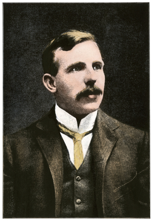 Ernest Rutherford, Nobel Prize winner in Chemistry, 1908.