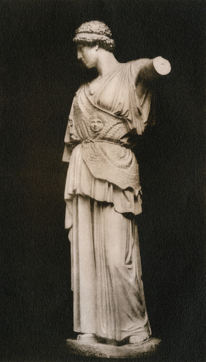Greek mythology: Athena or Athene. Copy of the statue of Phidias