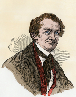 Phineas T. Barnum portrait, 1850s.