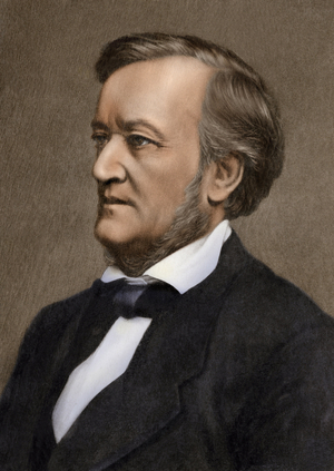 Portrait of Wilhelm Richard Wagner (1813-1883), German composer.