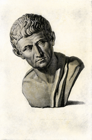 portrait of Aristotle (384 - 322 BC), Greek philosopher.
