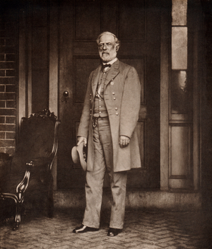Portrait of General Robert Edward Lee (1807-1870), in his uniform of the Confederate State army