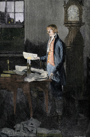 Thomas Jefferson (1743-1826) wrote the declaration of independence of the United States of America in June 1776.
