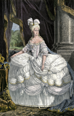 Portrait of Marie Antoinette (1755-1793) Queen of France.