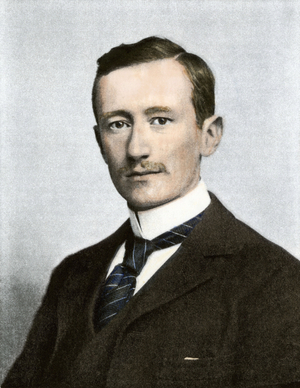 Portrait of Guglielmo Marconi (1874-1937), Italian physicist, inventor of the telegraph.