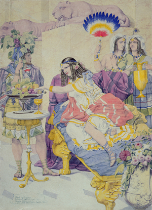 Splendour and Wealth, 1853 (w/c on paper)