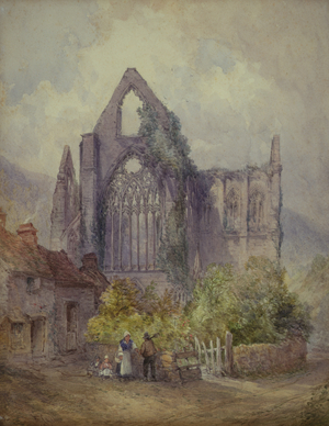Tintern Abbey, 1901 (w/c on paper)