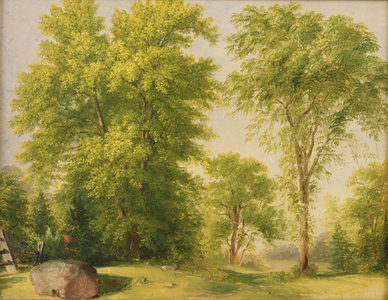 Study from Nature, Hoboken, New Jersey, c.1834 (oil on canvas)