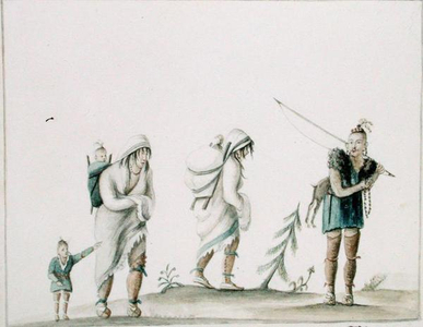 Indian Family, c.1807 (w/c on paper)