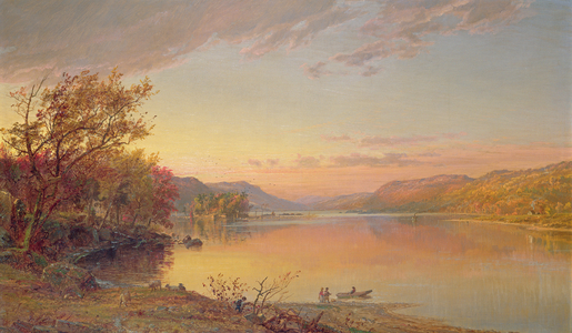 Lake George, NY, 1871 (oil on canvas)