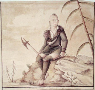 Peter of Buffalo, Tonawanda, New York, 1807 (w/c on paper)