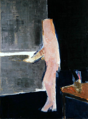 Walking Figure, 1962 (oil on canvas)