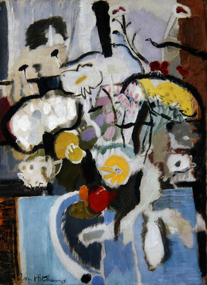 Flowers, Blue and White, 1946 (oil on canvas)
