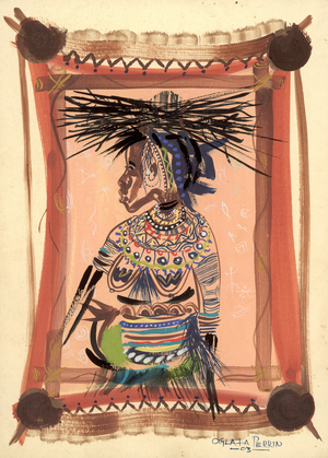 Before Modernisation, 2003 (w/c & ink on paper)