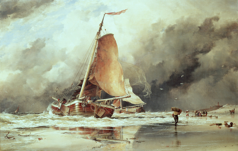 Seascape (oil on canvas)