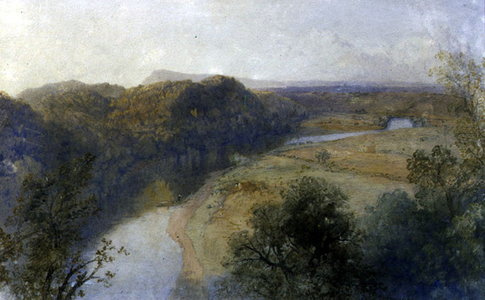 The Ribble from Red Seat (oil on canvas)