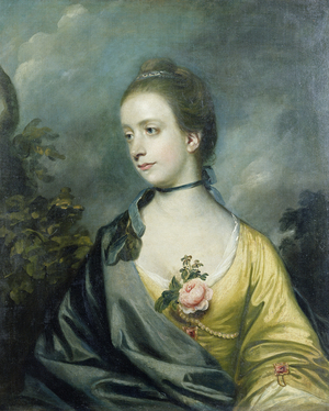 Miss Isabella Thorold, 1759 (oil on canvas)
