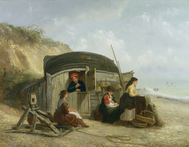The Fisherman's Home (oil on canvas)