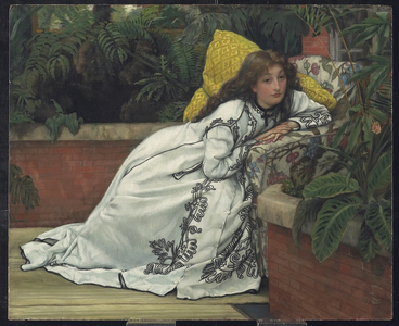 The Convalescent, 1872 (oil on panel)