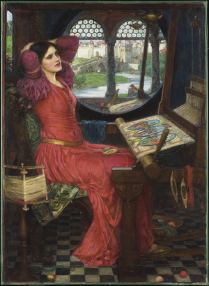 I am Half Sick of Shadows', said the Lady of Shalott, 1915 (oil on canvas)