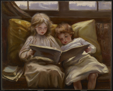 Interesting Story, 1898 (oil on canvas)