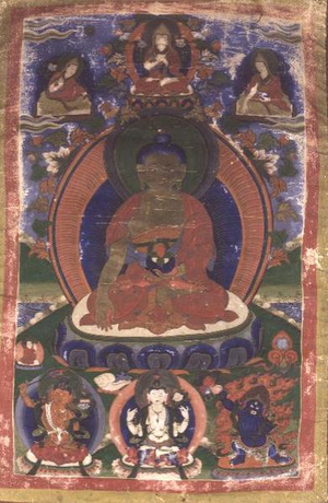 Thangka of Shakyamuni Buddha, 19th-20th century