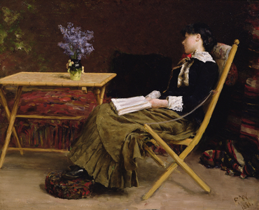 Woman Reading, 1881 (oil on canvas)