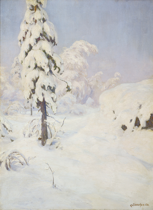 Winter in the Forest, 1906 (oil on canvas)