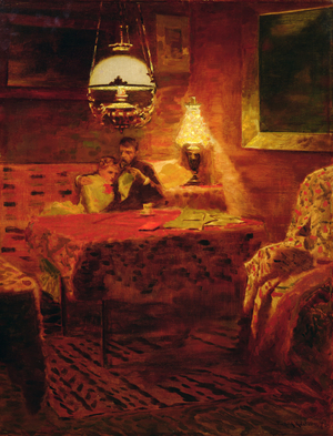 Interior from Paris, 1882 (oil on canvas)