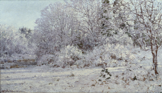 Snow in Munchen, 1909 (oil on canvas)