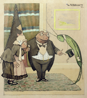 The Young Mr. Green Pays a Visit, 1893 (w/c on paper)