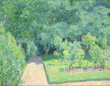 The Garden Path, Garth House, c.1910 (oil on canvas)