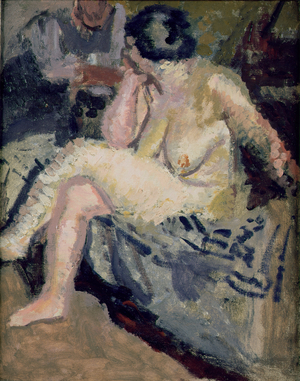 Jack Ashore, 1912 (oil on canvas) (see 261591 for study)