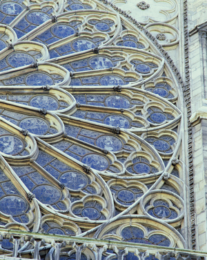 South rose window (stained glass)