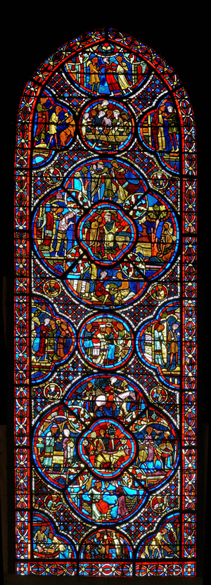 The Prodigal Son window (stained glass)