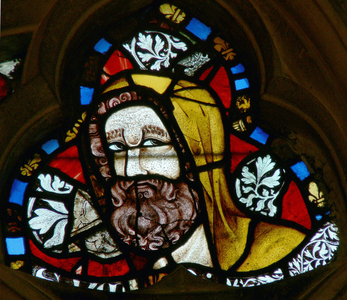 Window depicting Simeon (stained glass)