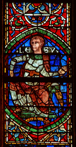 Window depicting a genealogical figure: Jose (stained glass)