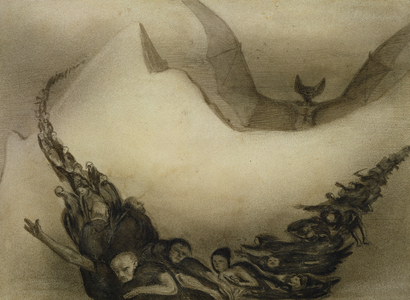 The Swarm, 1904-05 (pen & ink and wash on paper)