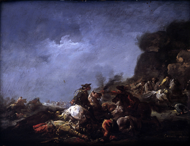 Cavalry shock, 1791 (oil on canvas)