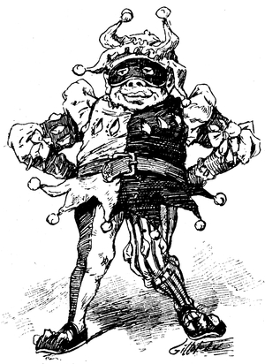 Illustration of Zier for Paul Scarron's comic novel.