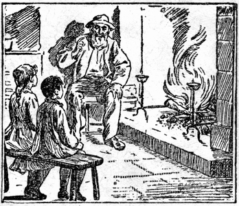 Image of Satirical Cartoon depicting Rasputin and the Romanov Imperial ...