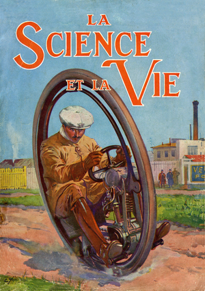 Cover of the scientific popularization magazine “” Science and Life””,1923 (print)