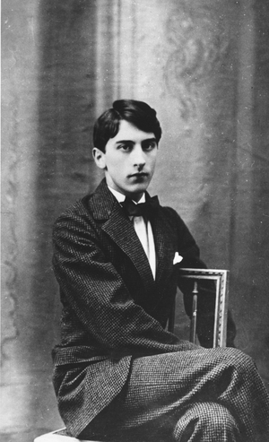 Portrait of Jean Cocteau (1889 - 1963) (b/w photo)