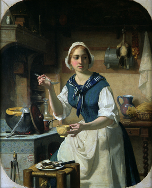 The First stock, 1847 (oil on canvas)